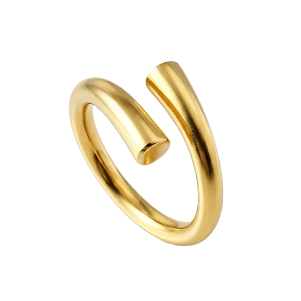 Rosalie – Klassischer moderner Ring aus wasserfestem 316L Edelstahl von René Rose Jewelry