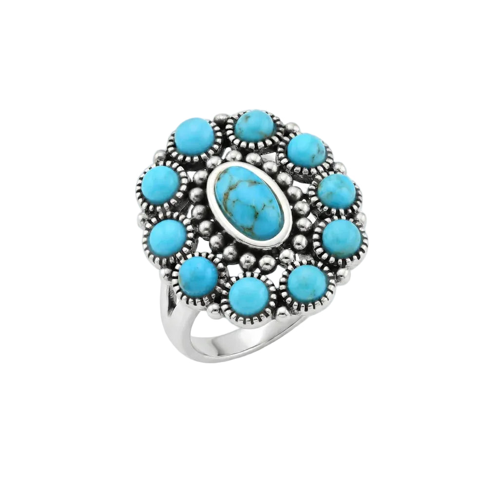NAHIMANA TURQUOISE – Exklusiver Türkis Ring aus 925 Sterling Silber von René Rose Jewelry