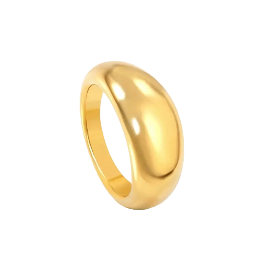 Luisa – Schlichter minimalistischer Ring aus wasserfestem 316L Edelstahl von René Rose Jewelry