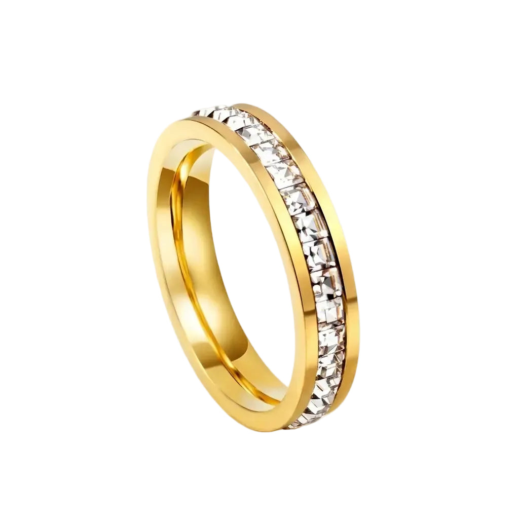 Jade – Schlichter minimalistischer Ring aus wasserfestem 316L Edelstahl von René Rose Jewelry